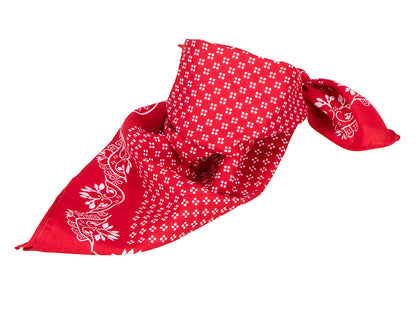 Traditional Bandana - Red/White