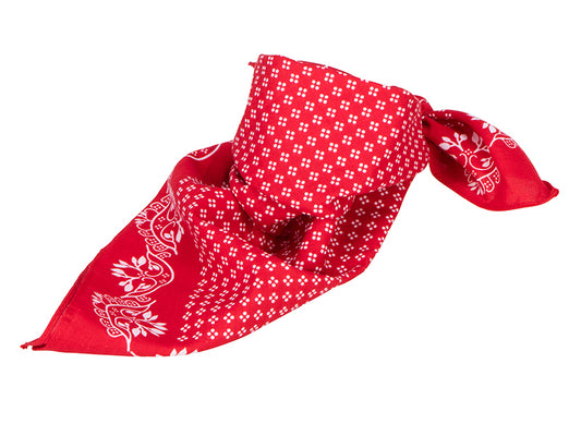 Traditional Bandana - Red/White