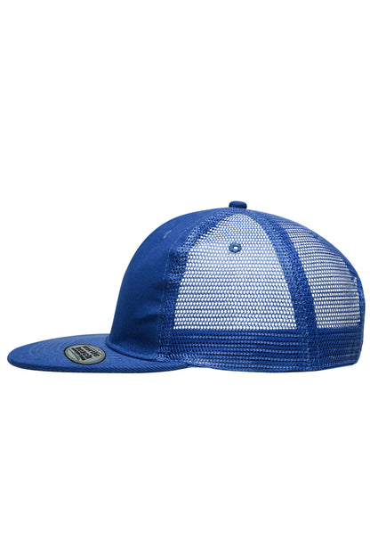 6 Panel Flat Peak Cap - Royal