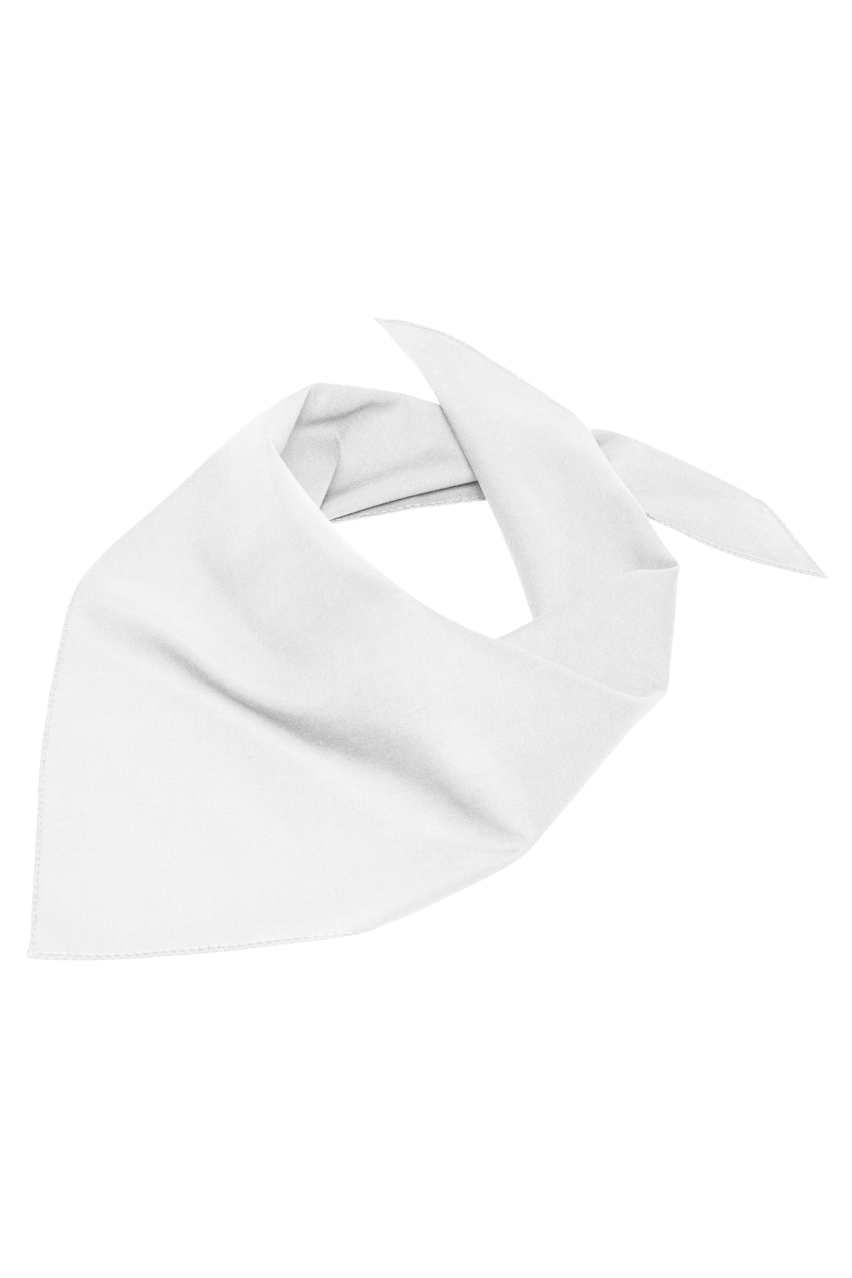 Triangular Scarf - White
