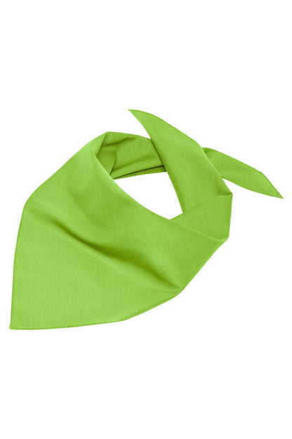 Triangular Scarf - Lime-green