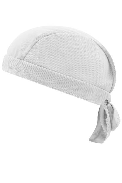 Functional Bandana Hat - White