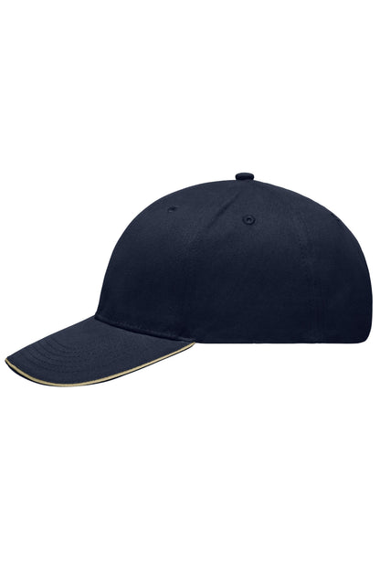 Light brushed Sandwich Cap - Navy/Beige
