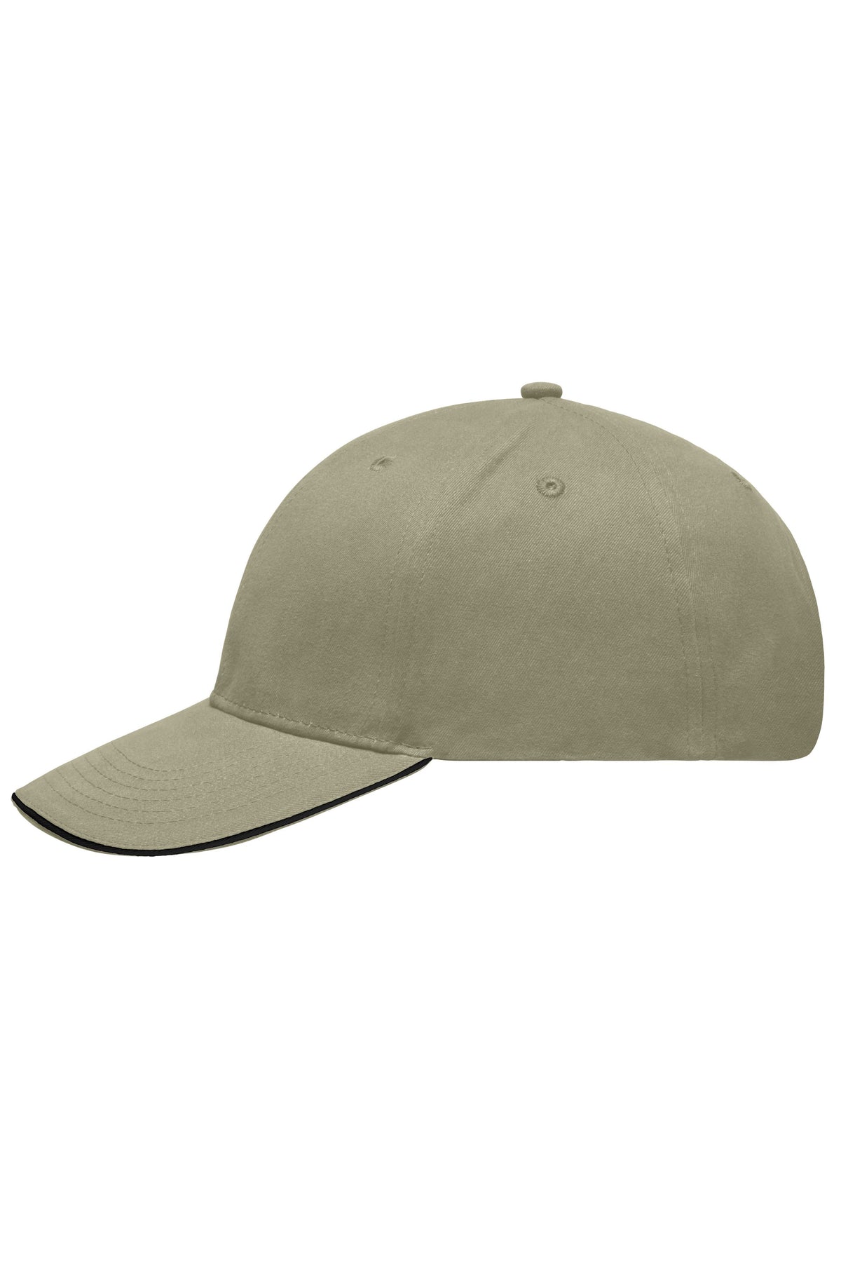 Light brushed Sandwich Cap - Beige/Black