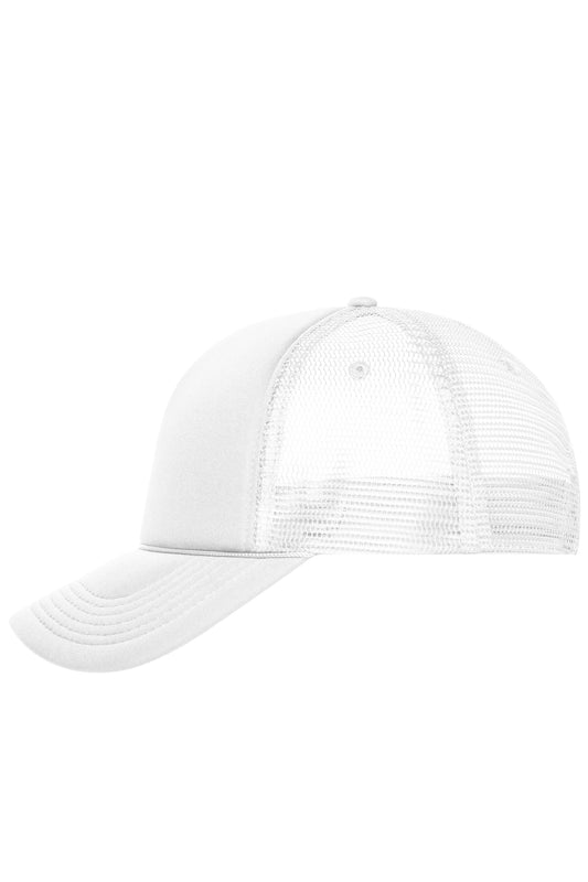 Retro Mesh Cap - White/White