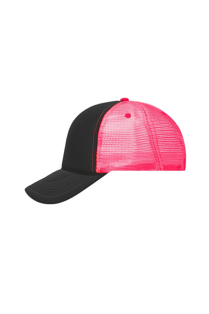 Retro Mesh Cap - Black/neon-pink