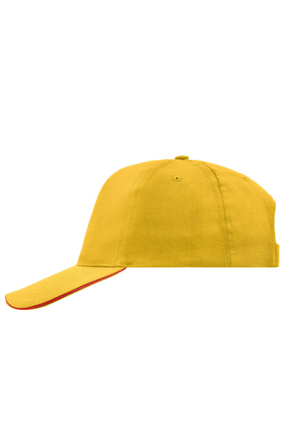 Promo Sandwich Cap - Gold Yellow/Red