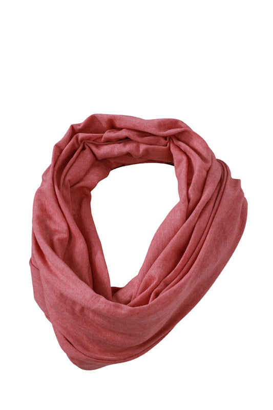 Heather Summer Loop-Scarf - Red-melange