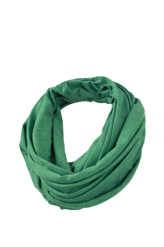 Heather Summer Loop-Scarf - Green-melange