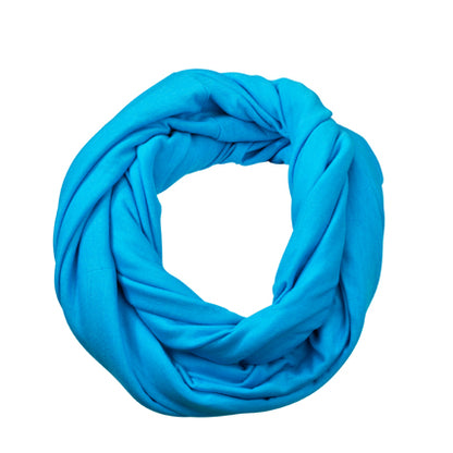Heather Summer Loop-Scarf - Turquoise-melange