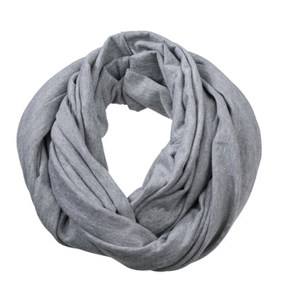 Heather Summer Loop-Scarf - Grey-Heather