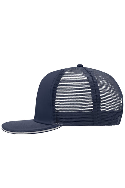 Pro Cap Mesh 6 Panel - Navy/White