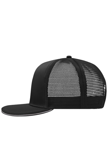 Pro Cap Mesh 6 Panel - Black/Light-Grey