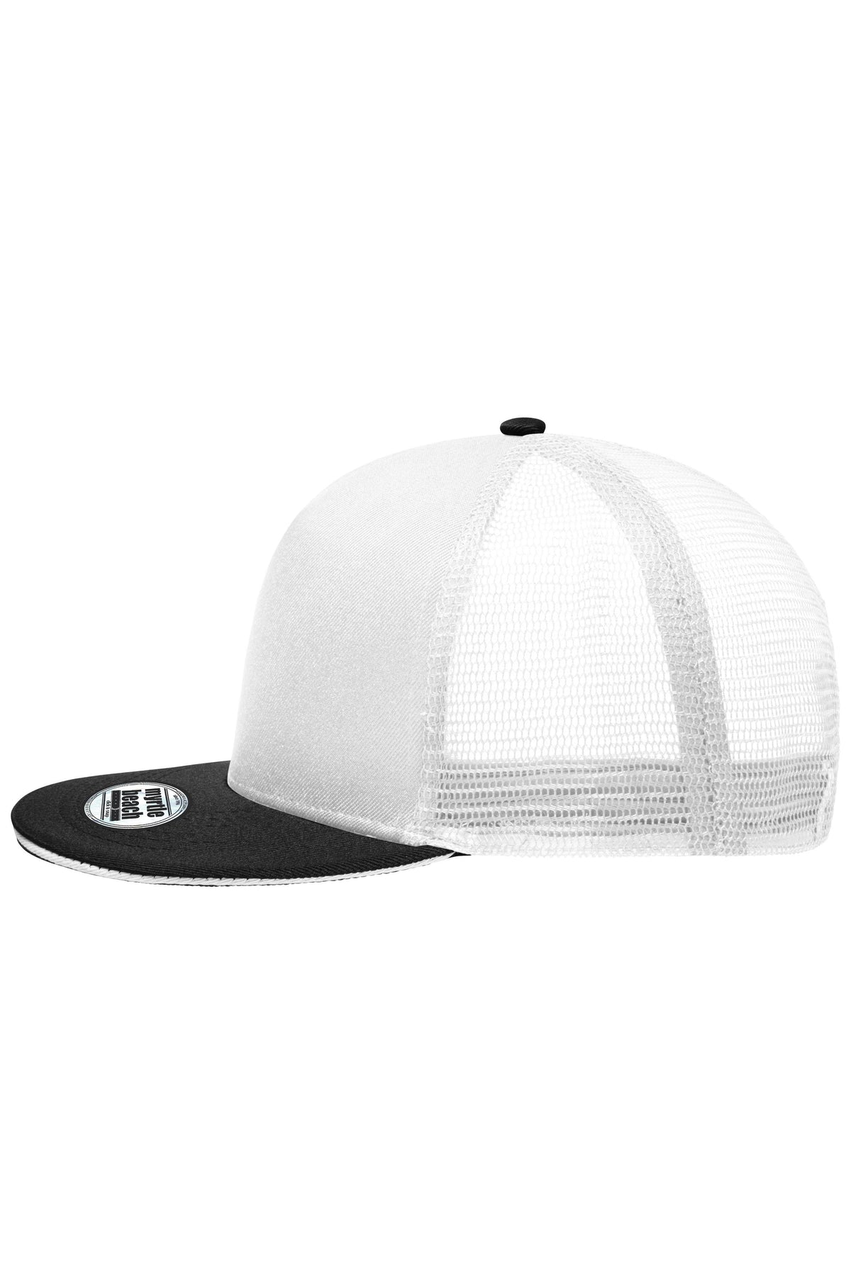 Pro Cap Mesh 5 Panel - White/Black