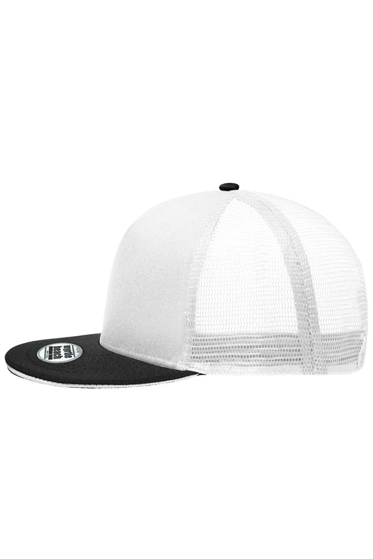Pro Cap Mesh 5 Panel - White/Black