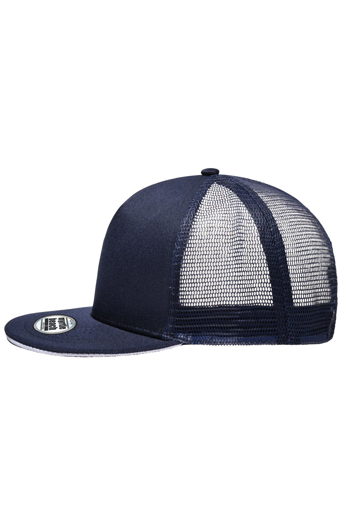 Pro Cap Mesh 5 Panel - Navy/White