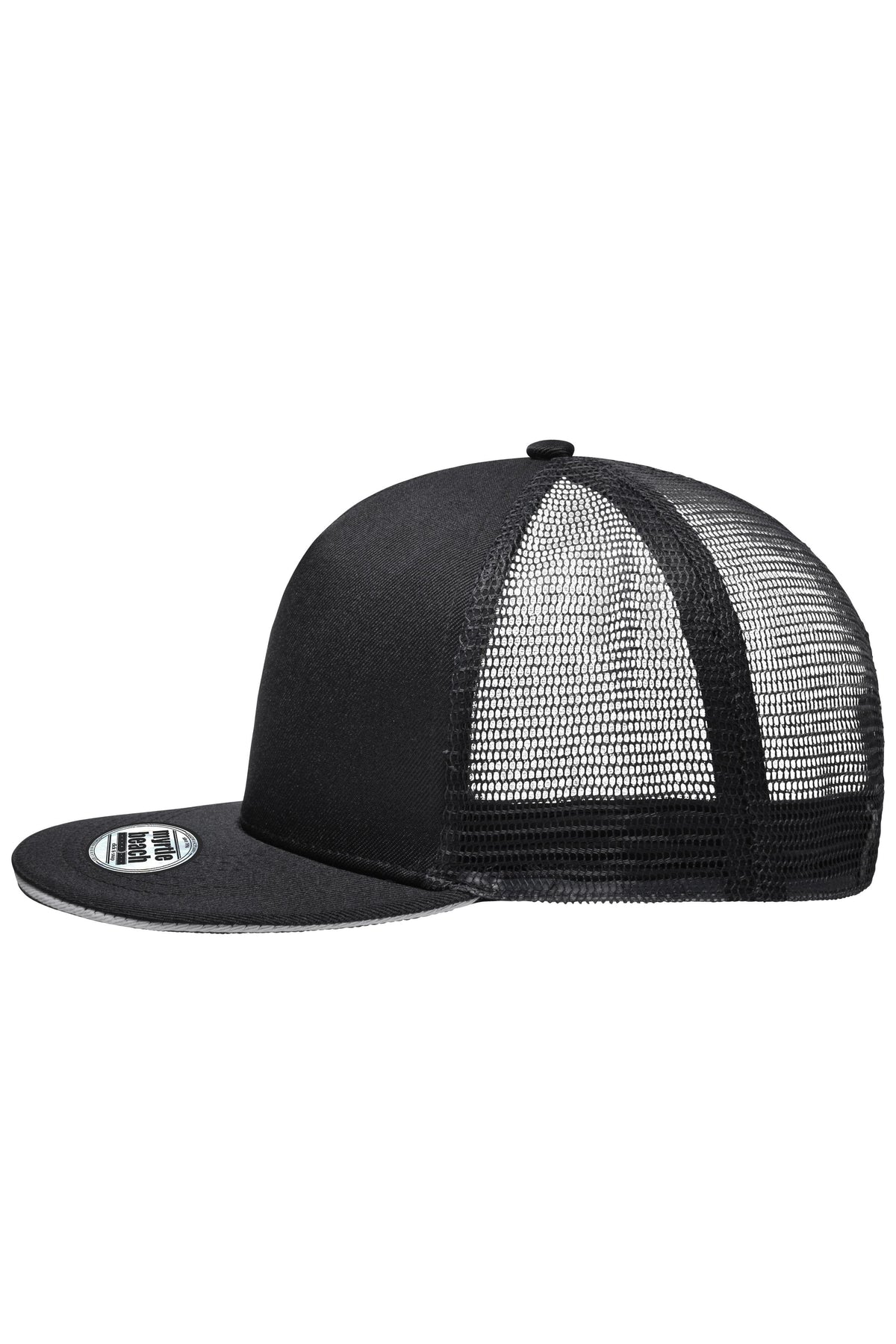 Pro Cap Mesh 5 Panel - Black/Light-Grey