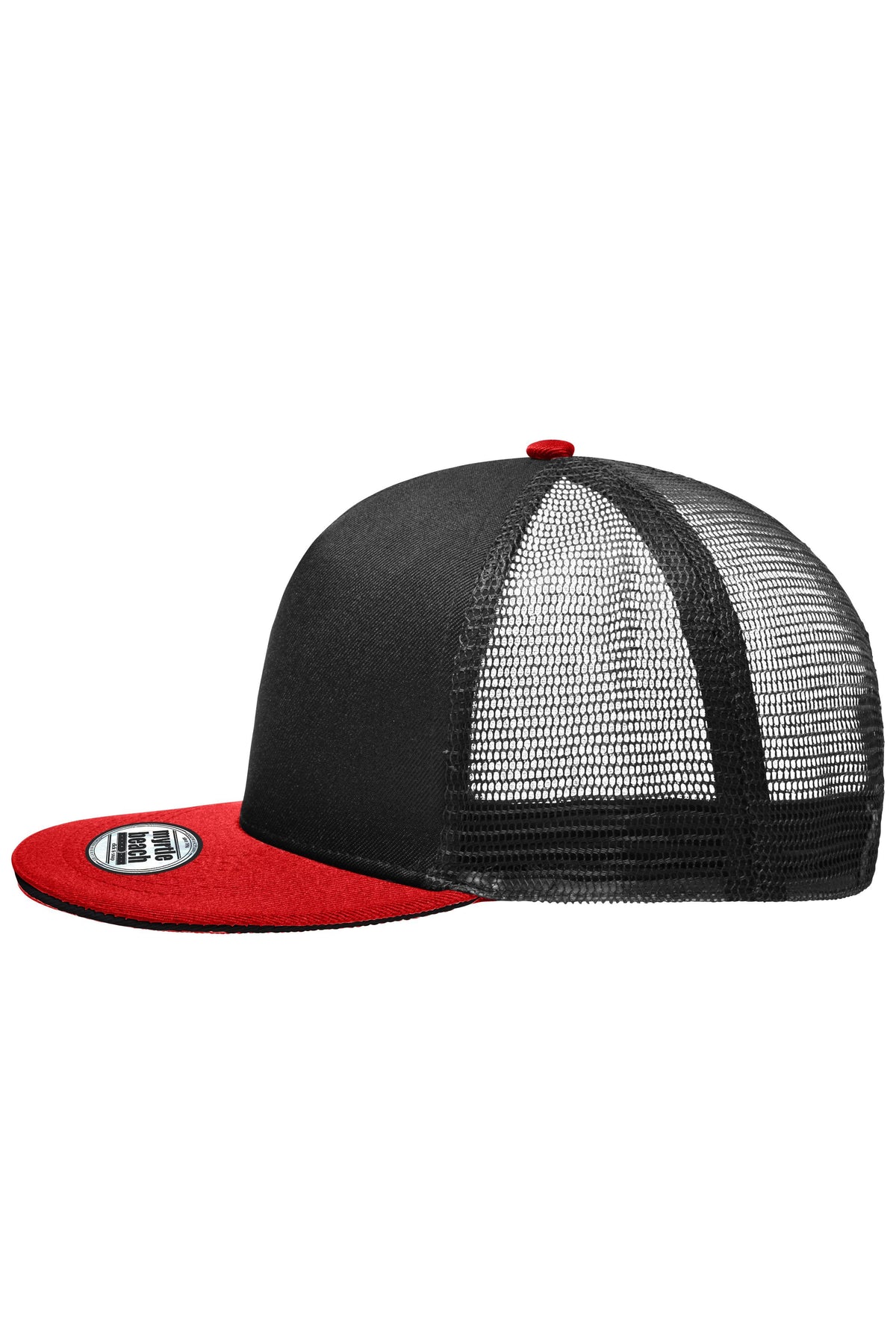 Pro Cap Mesh 5 Panel - Black/Red