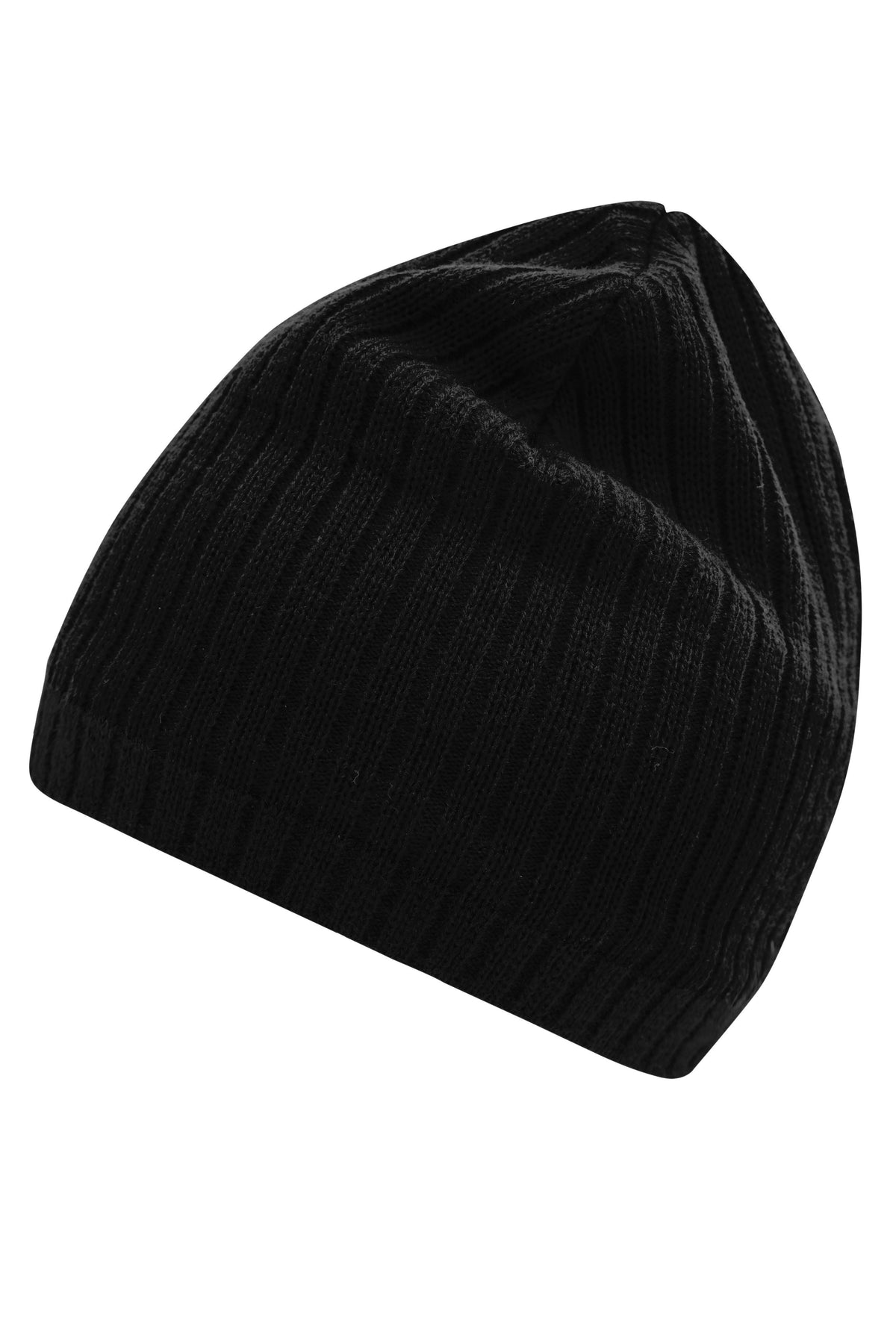Knitted Hat - Black/Black