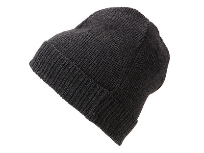 Basic Knitted Beanie - Grey Melange