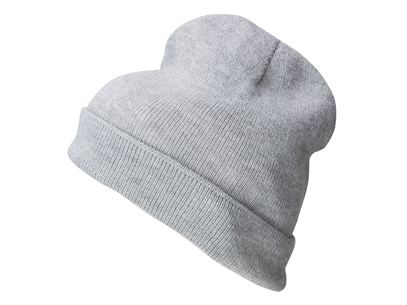 Knitted Promotion Beanie - Light Grey Melange