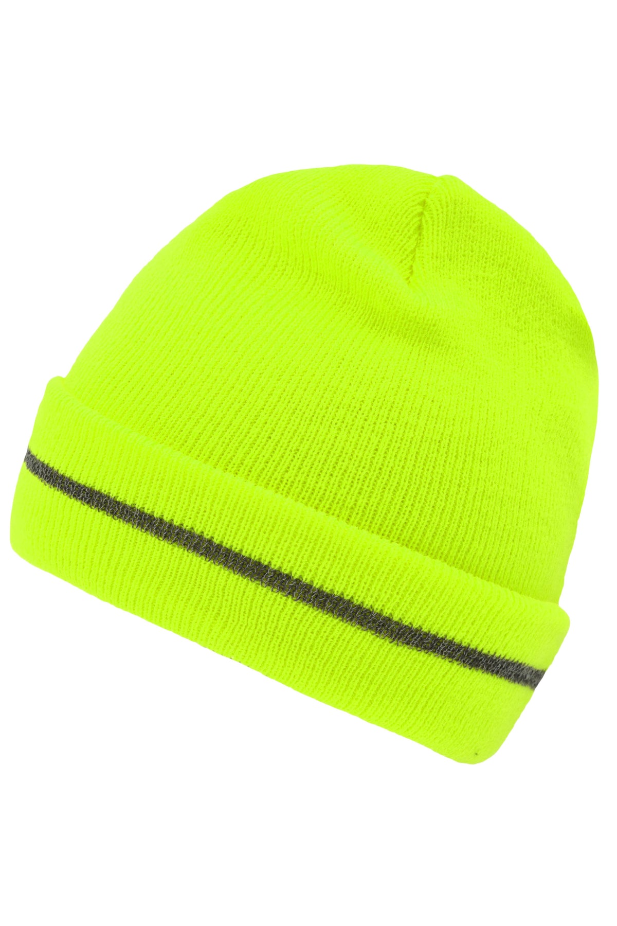 Reflective Beanie - Bright-Yellow/Silver