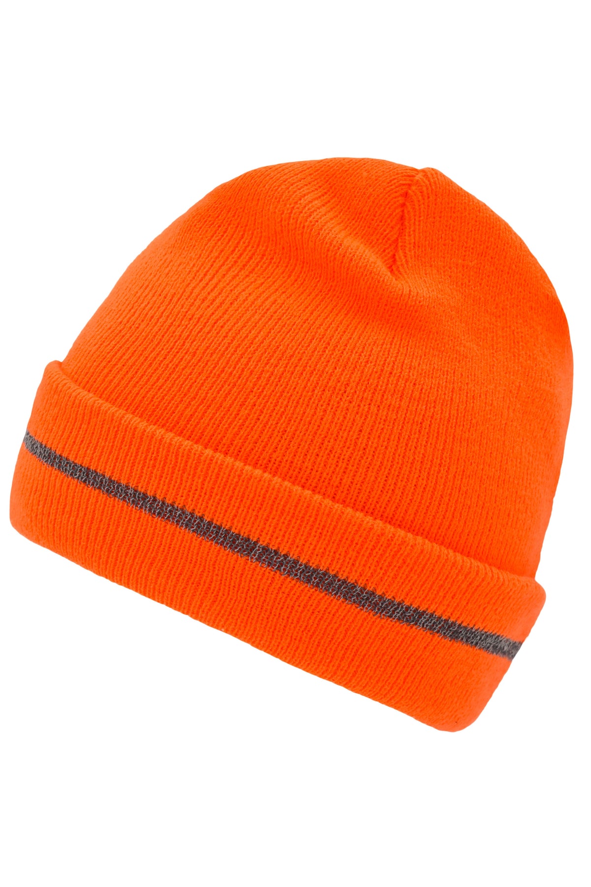 Reflective Beanie - Bright-orange/Silver