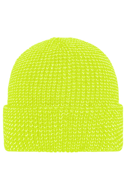 Reflective Winter Beanie - Bright-yellow