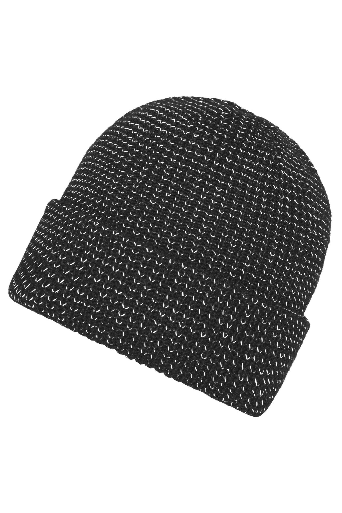 Reflective Winter Beanie - Black
