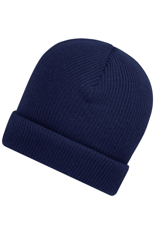 Soft Knitted Winter Beanie - Navy
