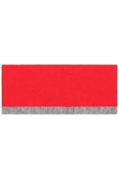 Reversible Headband - Red/Grey Heather