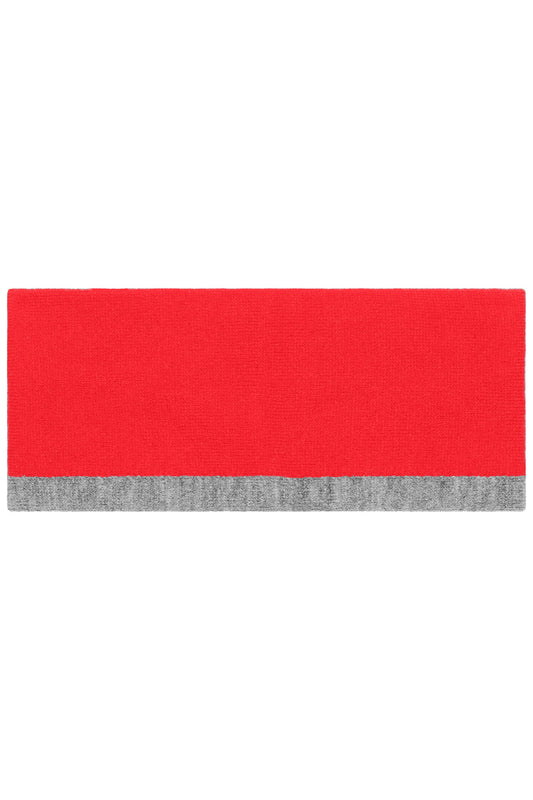 Reversible Headband - Red/Grey Heather