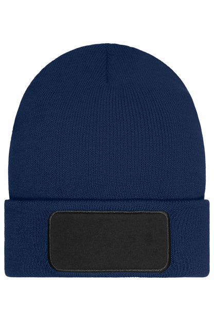 Beanie whit patch-Thinsulate - Navy