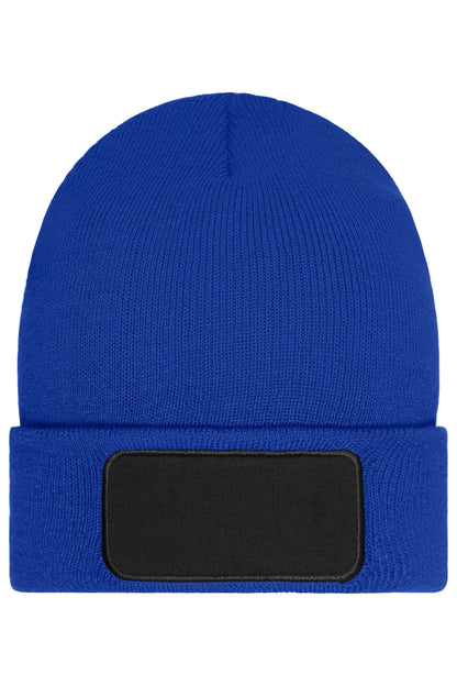 Beanie whit patch-Thinsulate - Royal