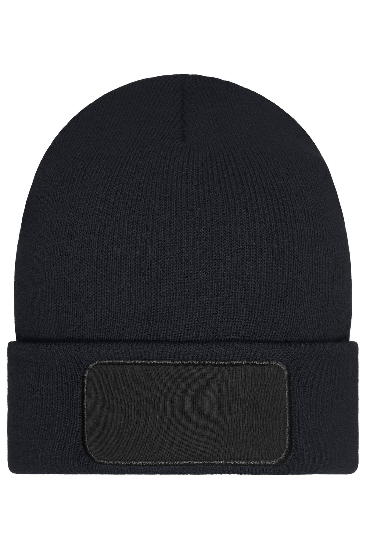 Beanie whit patch-Thinsulate - Black