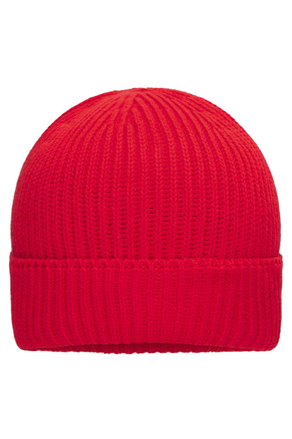 Bio Cotton Winter Beanie - Red