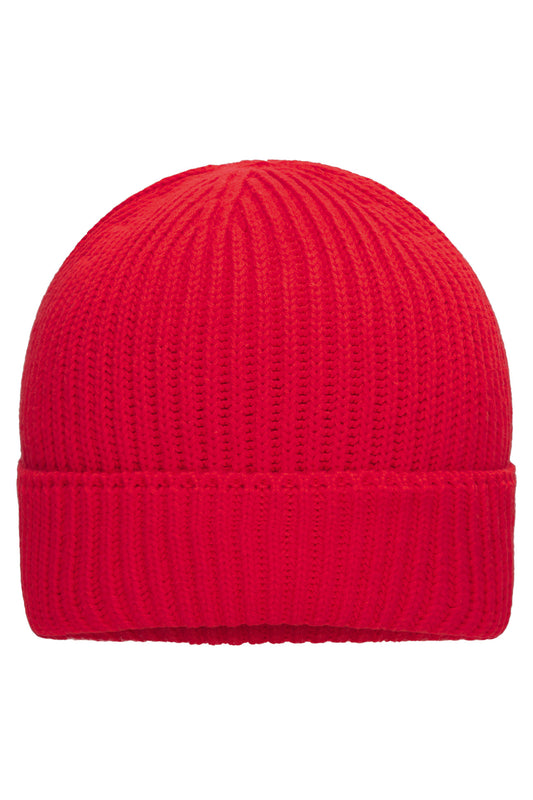 Bio Cotton Winter Beanie - Red