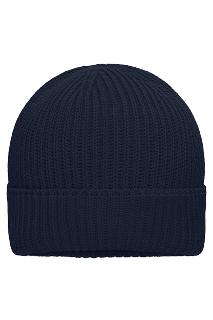 Bio Cotton Winter Beanie - Navy