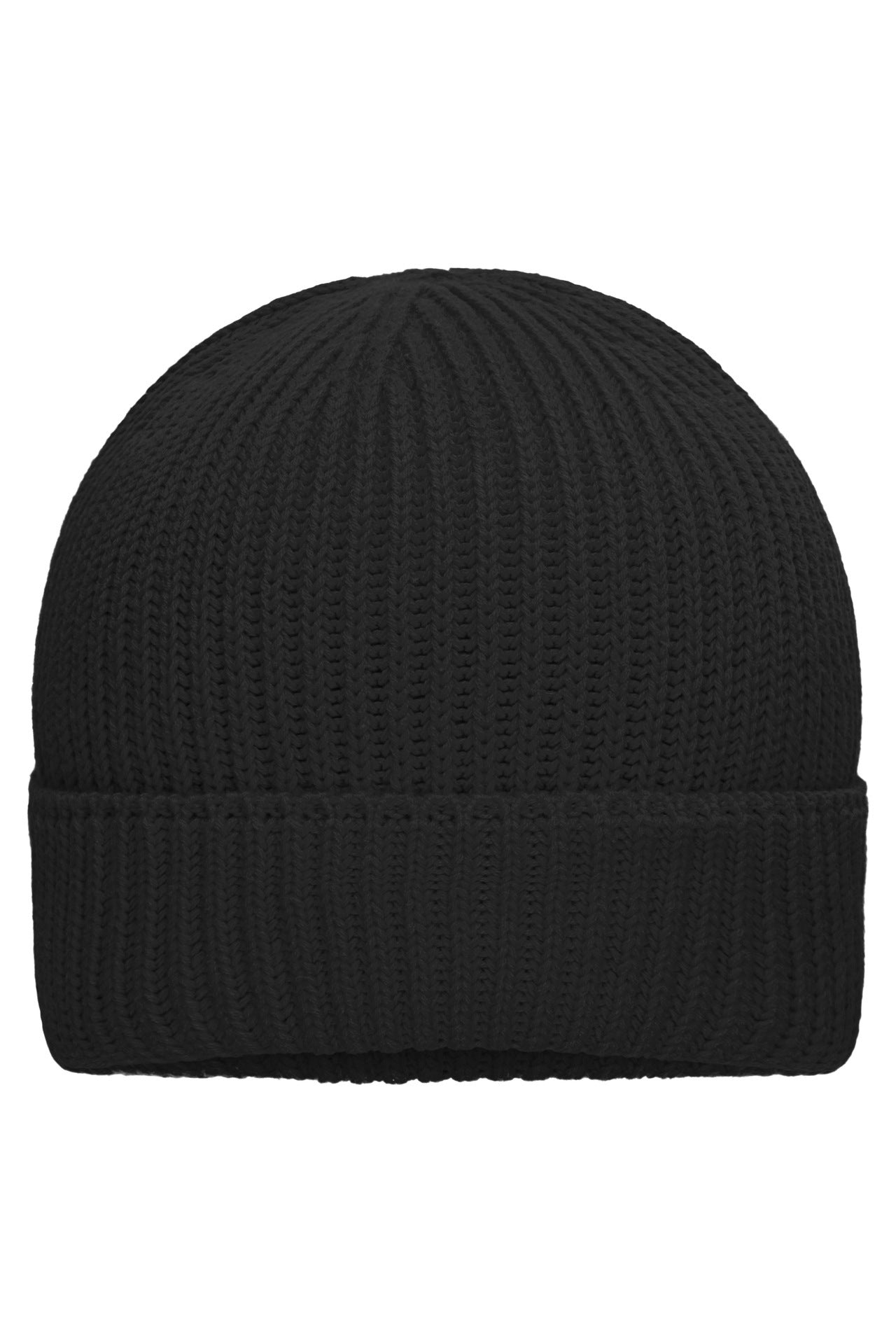 Bio Cotton Winter Beanie - Black