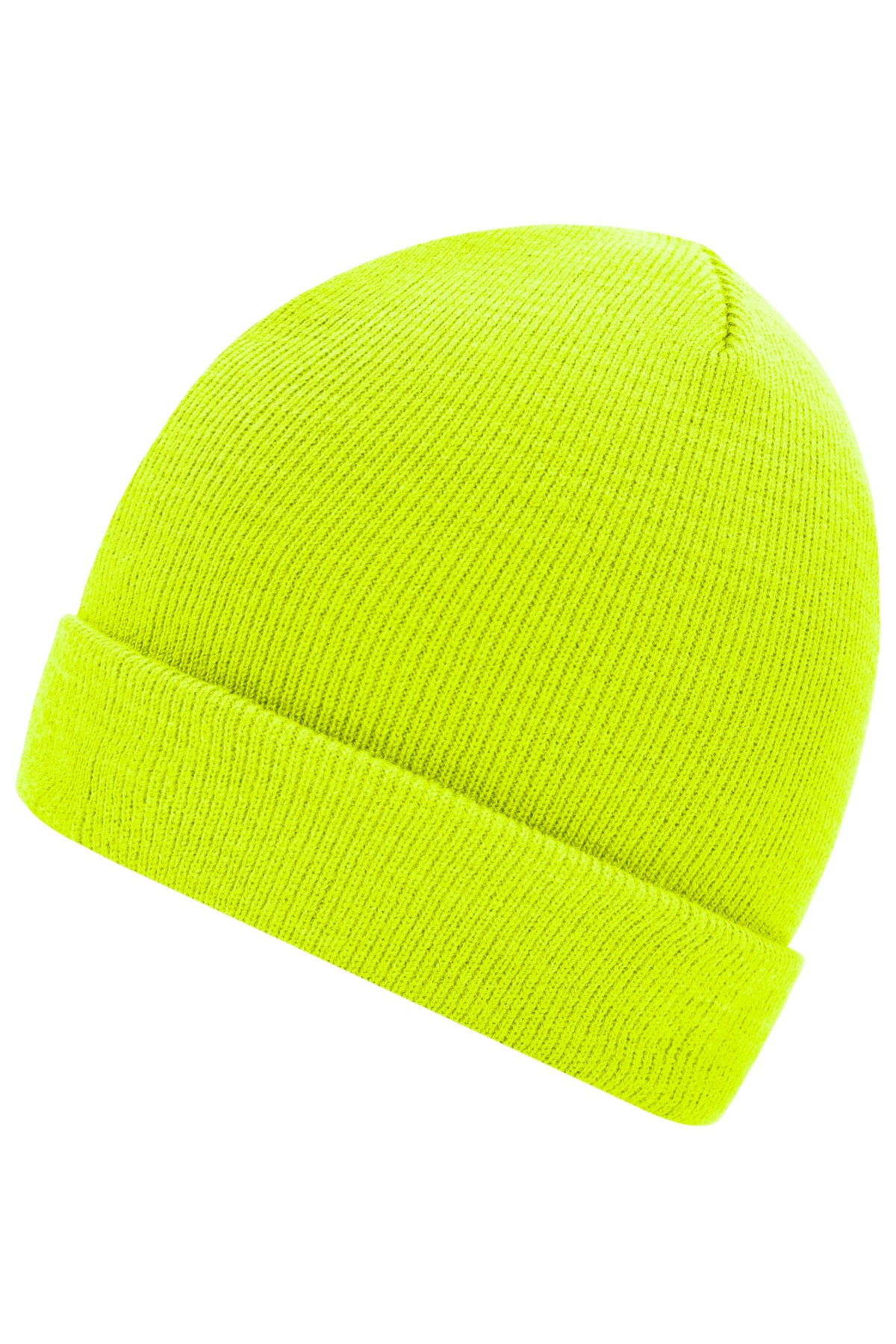 Knitted Cap - Bright-yellow