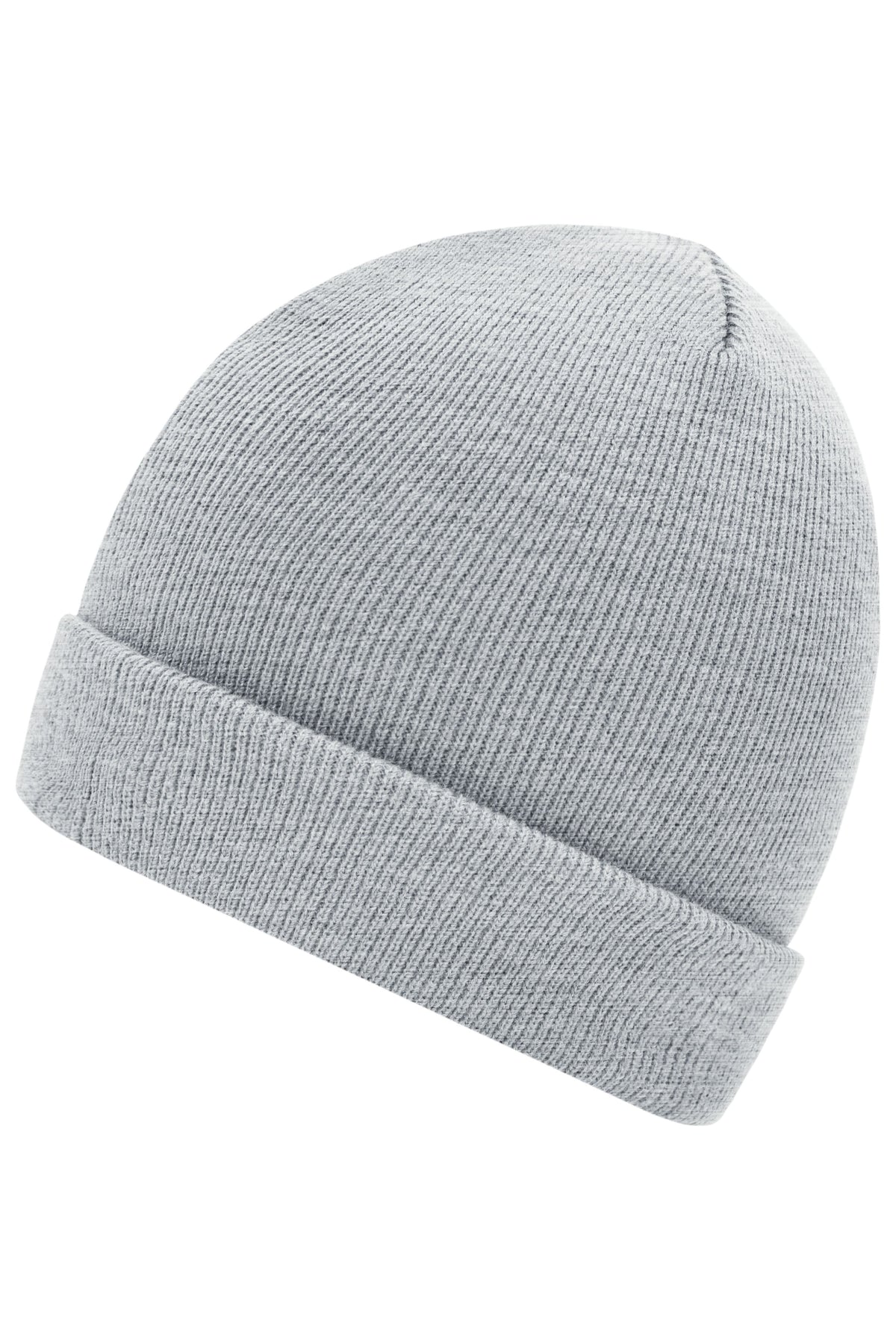 Knitted Cap - Light Grey Melange