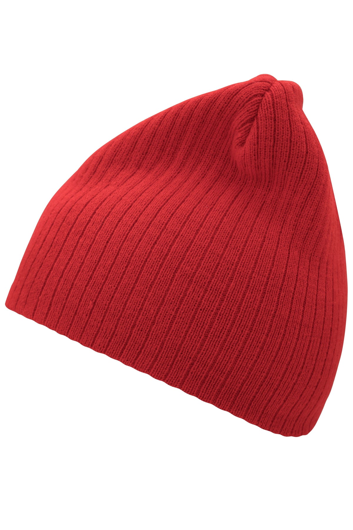Rib Beanie - Red