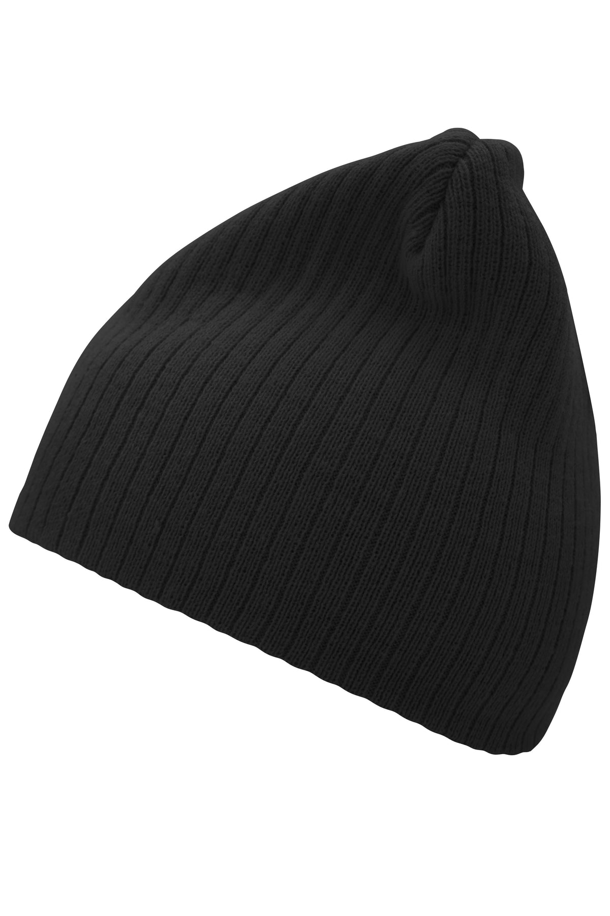 Rib Beanie - Black