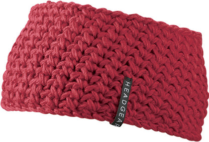 Crocheted Headbans - Red