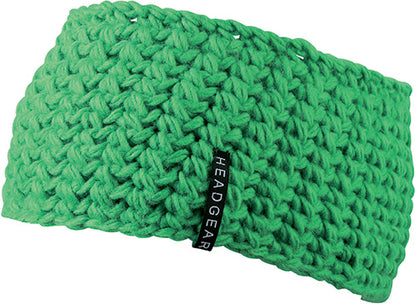 Crocheted Headbans - Lime-green