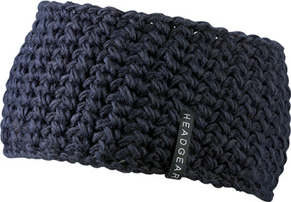 Crocheted Headbans - Navy