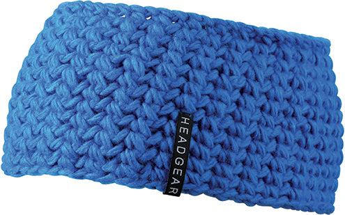 Crocheted Headbans - Aqua