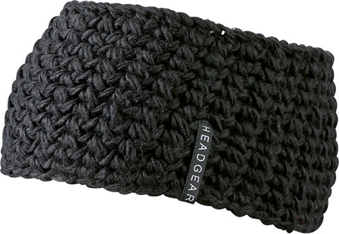 Crocheted Headbans - Black