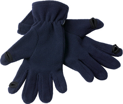 Touch-Screen Fleece Gloves - Navy